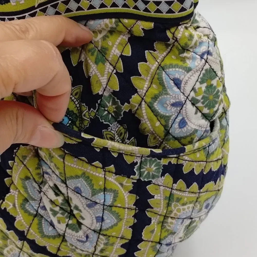 Vera Bradley Cambridge Print Retired Shoulder Bag Cloth Quilted